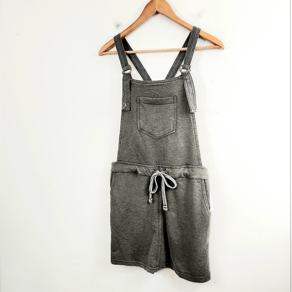 Wallflower Gray Overall Dress
